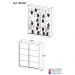 Guarda-Roupas Casal 2 Portas de Correr 4 Gavetas Chicago Multimóveis MP4267 Branco/Lacca Fumê