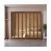Guarda-Roupas Casal 8 Portas com Vidro Multimóveis CR35259 Castanho