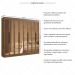 Guarda-Roupas Casal 8 Portas com Vidro Multimóveis CR35259 Castanho