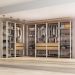 Guarda-Roupas Closet Modulado 405cm 6 Peças com 6 Gavetas Multimóveis MP4322 Branco/Madeirado