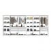 Guarda-Roupas Closet Modulado 405cm 6 Peças com 6 Gavetas e Cabideiros Multimóveis MP4322 Branco