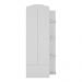 Guarda-Roupas Infantil Flex 2 Portas 1 Gaveta Jujuba Multimóveis BB2660 Branco/Colorido