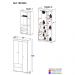 Guarda-Roupas Infantil Flex 3 Portas e 2 Gavetas Algodão Doce Multimóveis MP4245 Branco