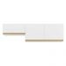 Kit 2 Armários de Cozinha Aéreos 3 Portas Veneza Multimóveis MP2145 Branco/Dourado