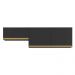 Kit 2 Armários de Cozinha Aéreos 3 Portas Veneza Multimóveis MP2145 Preto/Dourado