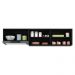 Kit 2 Armários de Cozinha Aéreos 3 Portas Veneza Multimóveis MP2153 Preto/Dourado