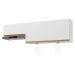 Kit 2 Armários de Cozinha Aéreos 3 Portas com Leds Veneza Multimóveis MP2146 Branco/Dourado
