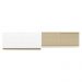 Kit 2 Armários de Cozinha Aéreos 4 Portas Veneza Multimóveis MP2150 Branco/Dourado
