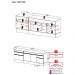 Kit 2 Balcões com Rodapé Gabinete Pia 150 cm e Cooktop 70 cm Veneza GW Multimóveis MP2108 Branco