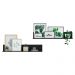 Kit 2 Prateleiras Nichos Decorativos 175 cm Multimóveis Preto