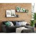 Kit 2 Prateleiras Nichos Decorativos 175 cm Multimóveis Preto