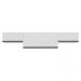 Kit 3 Armários de Cozinha Aéreos 4 Portas Veneza Multimóveis MP2151 Branco/Preto