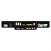 Kit 3 Armários de Cozinha Aéreos 4 Portas Veneza Multimóveis MP2152 Preto/Branco