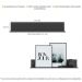 Kit 3 Prateleiras Nichos Decorativos 175 cm Multimóveis Preto