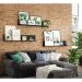 Kit 3 Prateleiras Nichos Decorativos 175 cm Multimóveis Preto