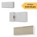 Kit Armário Cozinha Aéreo Canto 90cm com Aéreo 70cm e Aéreo 120cm Veneza Multimóveis MP2287 Branco