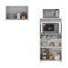Kit Armário de Cozinha 2 Portas com Balcão Multiuso Multimóveis MP2238 Branco
