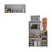 Kit Armário de Cozinha 3 Portas com Balcão Multiuso/Fruteira Multimóveis MP2235 Branco