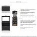 Kit Armário de Cozinha 62,5cm com Balcão para Forno/Micro-ondas Multimóveis MP2281 Preto