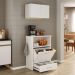 Kit Armário de Cozinha Aéreo 62,5cm com Balcão Multimóveis MP5063 Branco