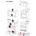 Kit Armário de Cozinha Aéreo 62,5cm com Balcão Multimóveis MP5063 Branco