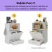 Kit Armário de Cozinha Aéreo 62,5cm com Balcão Multimóveis MP5063 Branco