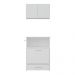Kit Armário de Cozinha Aéreo 62,5cm com Balcão Multimóveis MP5063 Branco