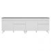 Kit Armário de Cozinha Gabinete Pia 120cm Veneza Multimóveis MP2159 Branco