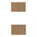 Kit Armário de Cozinha e Balcão 2 Portas Multimóveis MP2163 Rustic