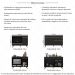Kit Balcão Cozinha para Cooktop/Forno 105cm e Balcão 120cm Veneza Multimóveis MP2289 Preto/Dourado