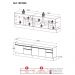 Kit Balcão de Cozinha para Pia 150cm e Balcão 120cm Veneza Multimóveis MP2286 Branco/Dourado