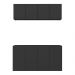 Kit Bar Armário Aéreo e Aparador 4 Portas Multimóveis MP1075 Preto