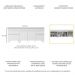 Kit com 2 Balcões de Cozinha 150cm e 70cm Veneza Multimóveis V2073 Branco