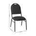 Kit com 3 Cadeiras de Auditório/Escritório Estofadas 44cm Multimóveis CR25289 Preto