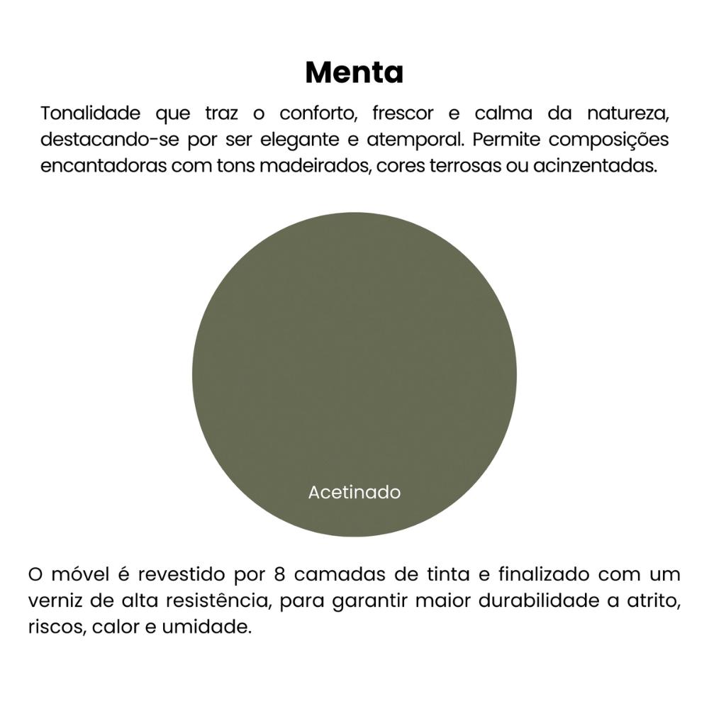 Mesa Lateral Apoio MDF 45cm Multimóveis CR45302 Menta