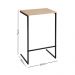 Mesa Lateral Apoio para Notebook 45cm Multimóveis CR45329 Preto/Madeirado
