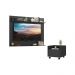 Mesa de Cabeceira 1 Gaveta com Painel para TV Até 65 Polegadas Multimóveis MP4367 Preto
