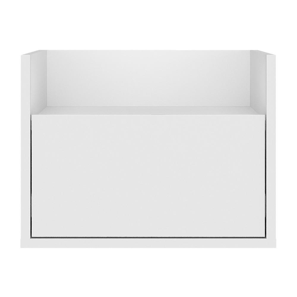 Mesa de Cabeceira 40 cm Suspensa Multimóveis MP4040 Branca