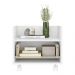 Mesa de Cabeceira 40 cm com Rodízios Multimóveis MP4042 Branca