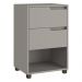 Mesa de Cabeceira 45cm com 2 Gavetas Multimóveis CR35244 Cinza