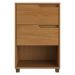 Mesa de Cabeceira 45cm com 2 Gavetas Multimóveis CR35244 Nature