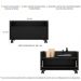 Mesa de Cabeceira 60 cm com Rodízios Multimóveis FG3629 Preta