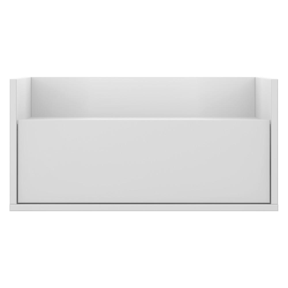 Mesa de Cabeceira 80 cm Suspensa Multimóveis Branca