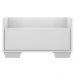 Mesa de Cabeceira 80 cm c/ Pés Quadrados Multimóveis Branca