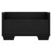 Mesa de Cabeceira 80 cm c/ Pés Quadrados Multimóveis Preta