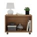 Mesa de Cabeceira com Rodízios 2 Portas Multimóveis MP4131 Rustic