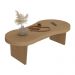 Mesa de Centro 120cm Multimóveis CR45308 Carvalho