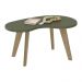 Mesa de Centro 91cm com Pés Retrô Multimóveis CR45312 Menta
