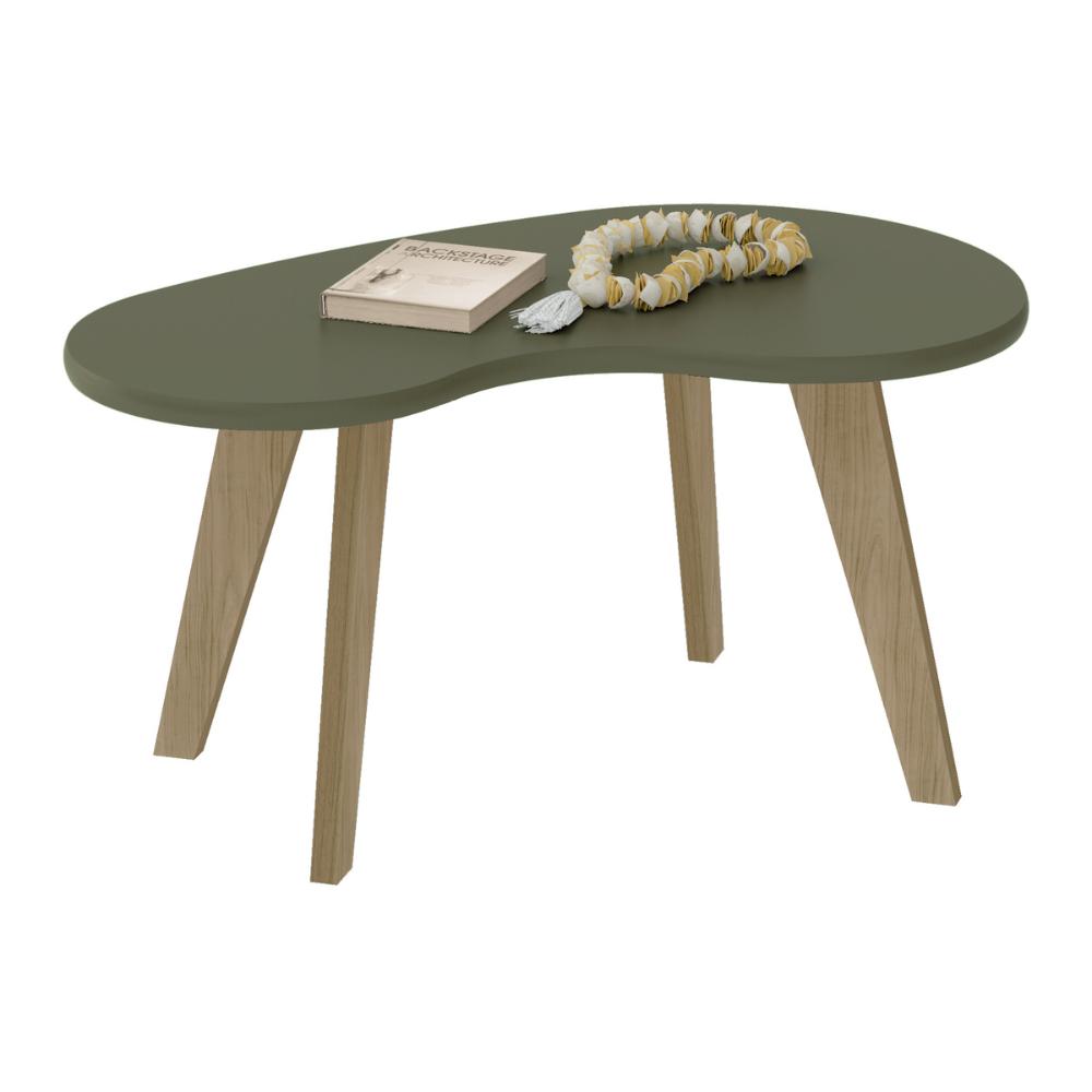 Mesa de Centro 91cm com Pés Retrô Multimóveis CR45312 Menta