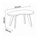 Mesa de Centro 91cm com Pés Retrô Multimóveis CR45312 Menta